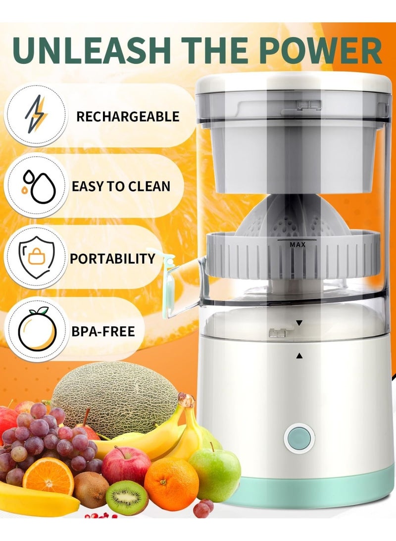 Toriseek Electric Citrus Juicer Machine, Orange Juicer with USB , Portable Electric Juicer, Easy to Clean, for Lemons, Limes, and Grapefruit, For Travel, Home and Outdoors - Image 3